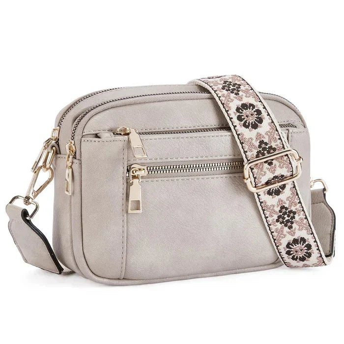 Soleil | Wide-strap Crossbody Bag