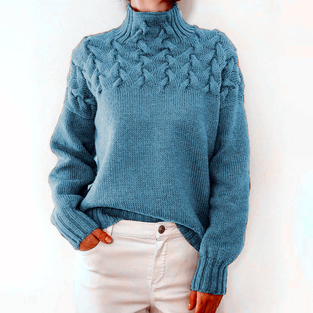 EUNICE | KNITTED TURTLENECK SWEATER