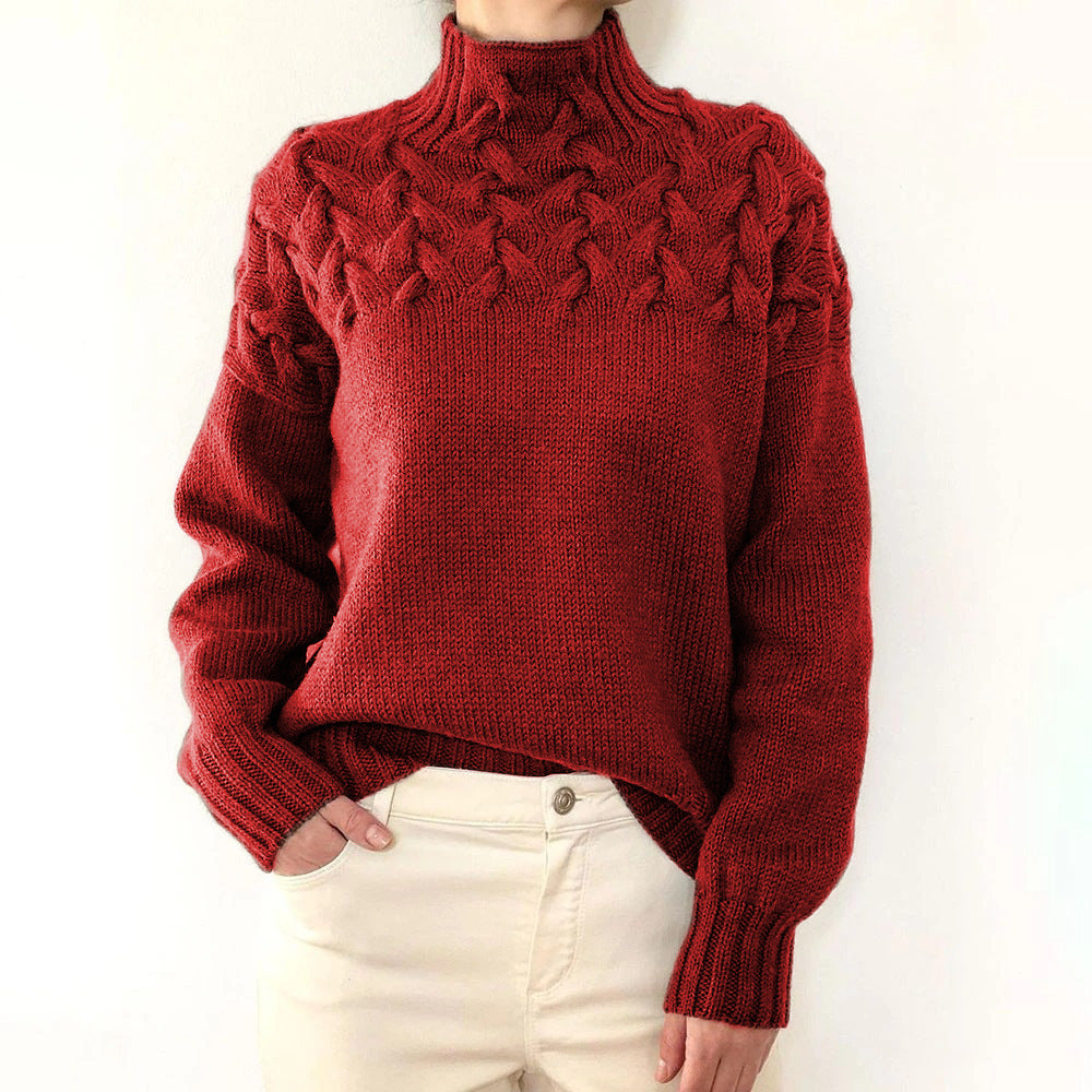 EUNICE | KNITTED TURTLENECK SWEATER