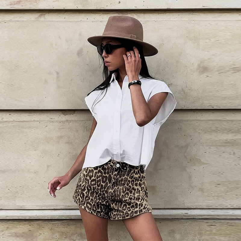SAVANNAH | LEOPARD PRINT SHORT