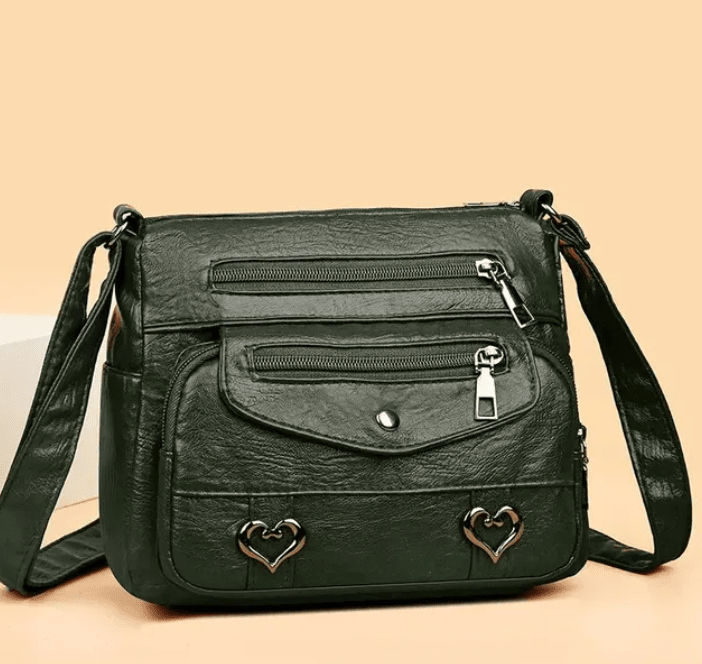 Ensley | Heart-accent Crossbody Bag