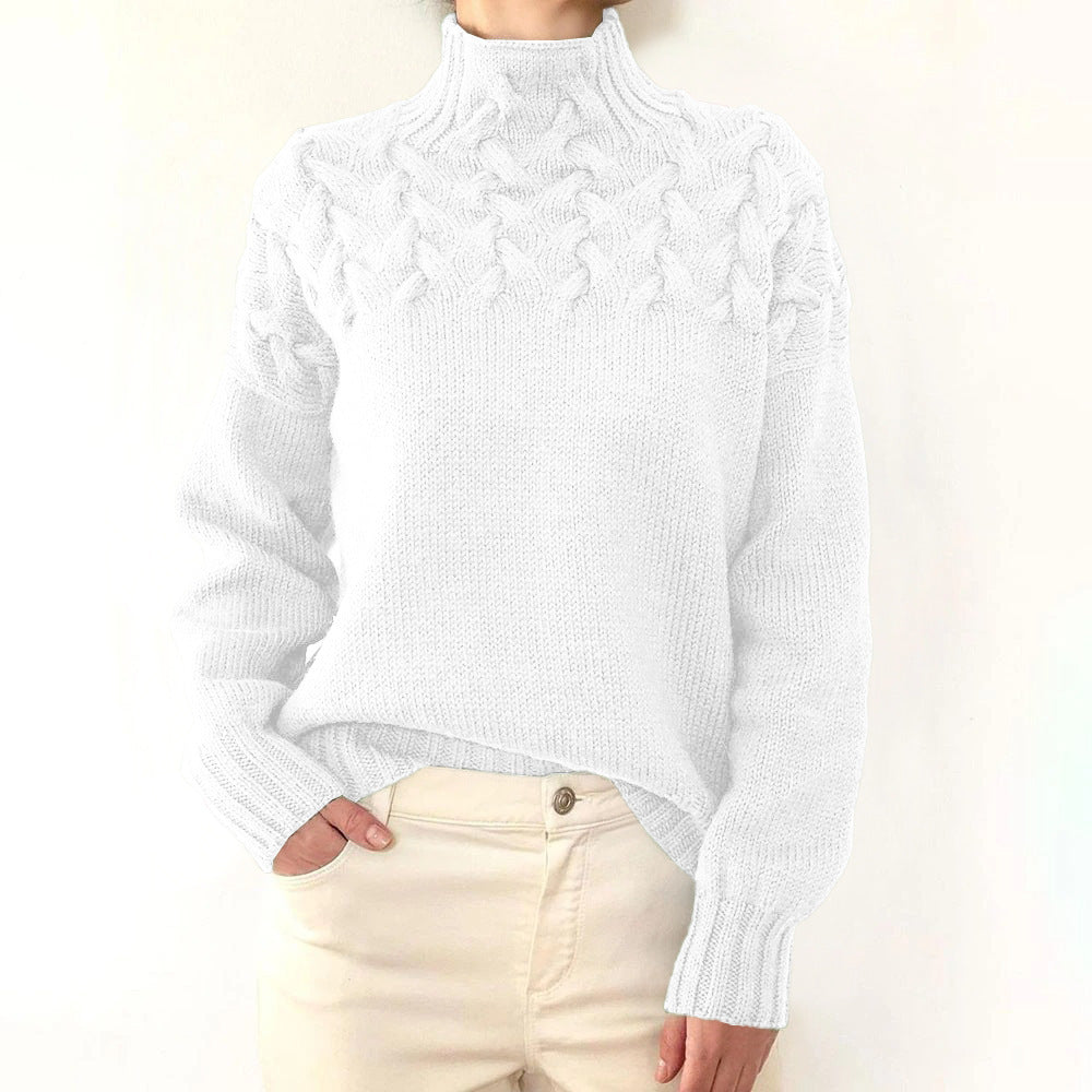 EUNICE | KNITTED TURTLENECK SWEATER