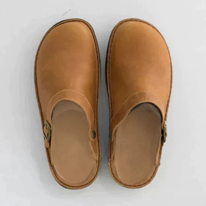 ROLLY | ORTHOPAEDIC LEATHER CLOGS