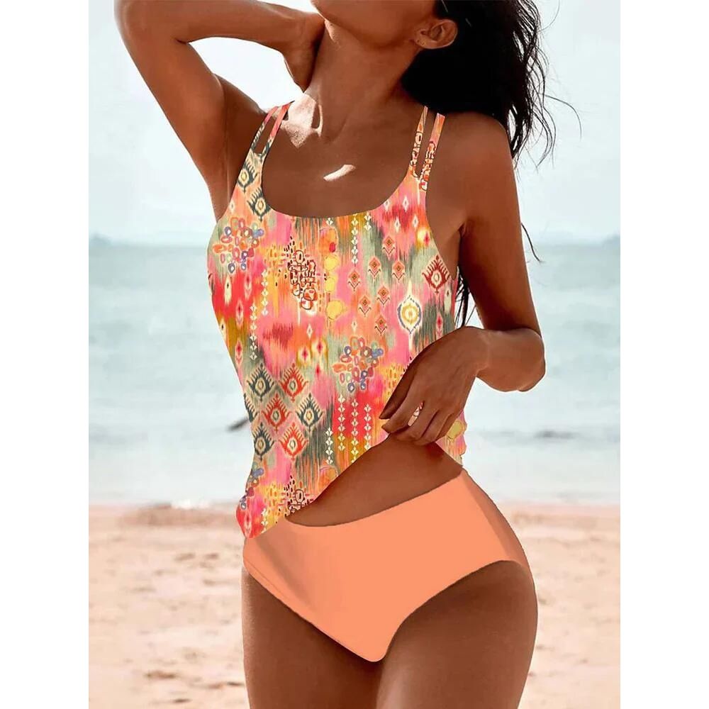 Candy | Printed Tankini Swim Set