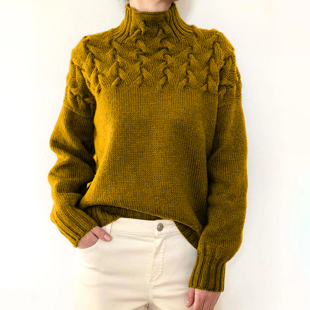 EUNICE | KNITTED TURTLENECK SWEATER