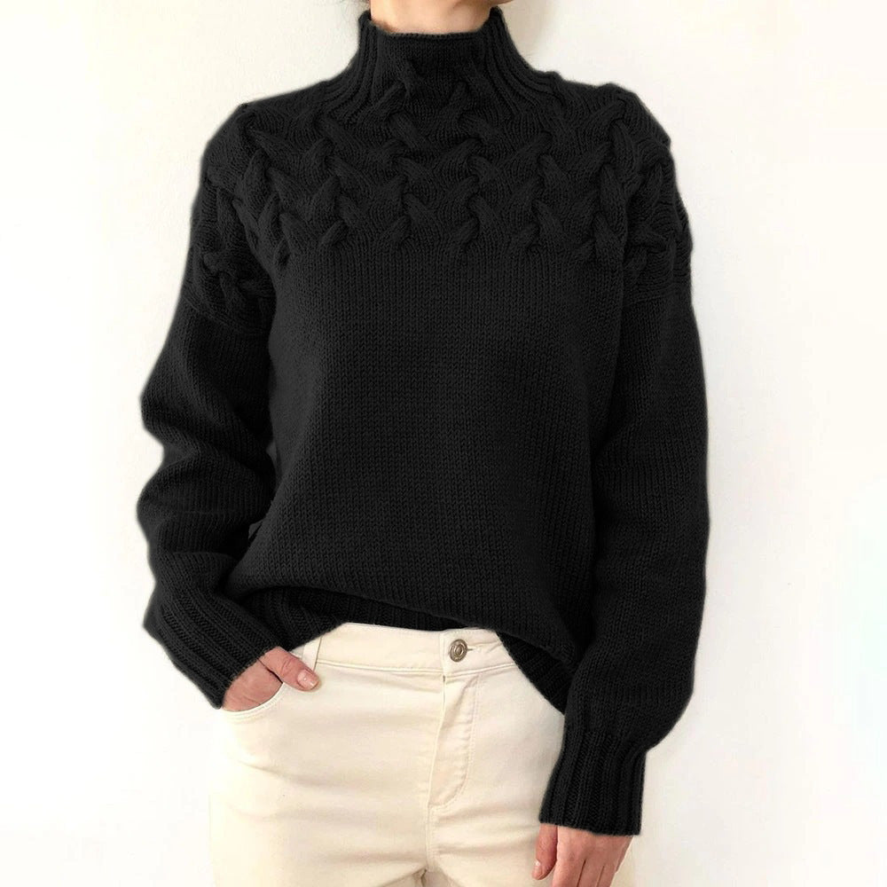 EUNICE | KNITTED TURTLENECK SWEATER
