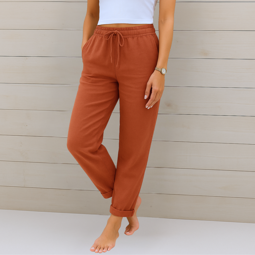 Elena | Relaxed Drawstring Summer Pants