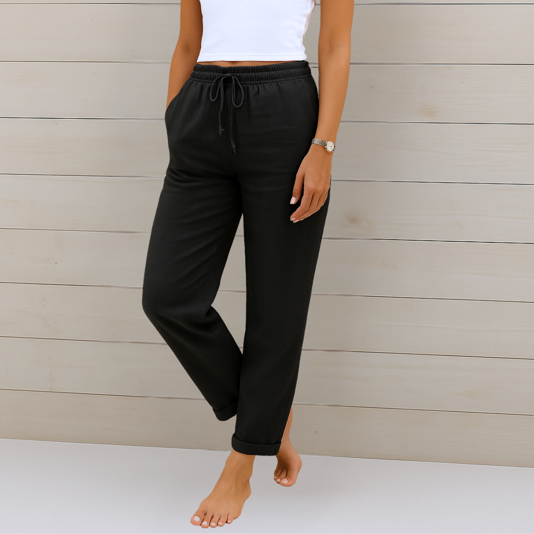 Elena | Relaxed Drawstring Summer Pants