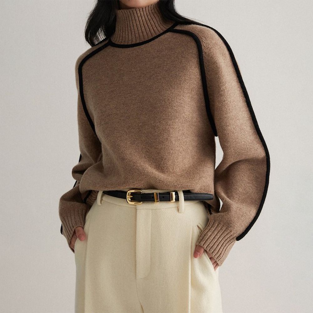 SANDRA | HIGH NECK SWEATER