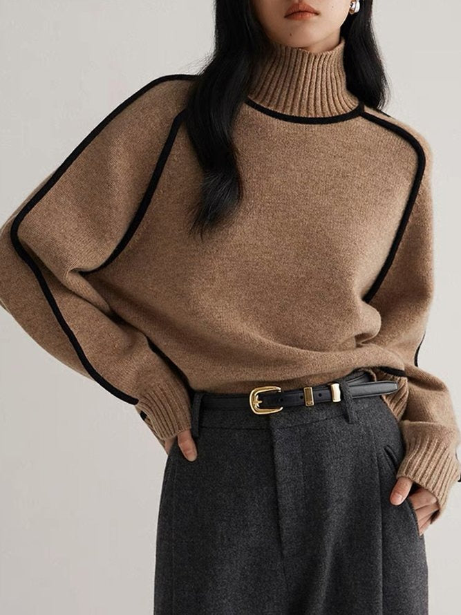 SANDRA | HIGH NECK SWEATER