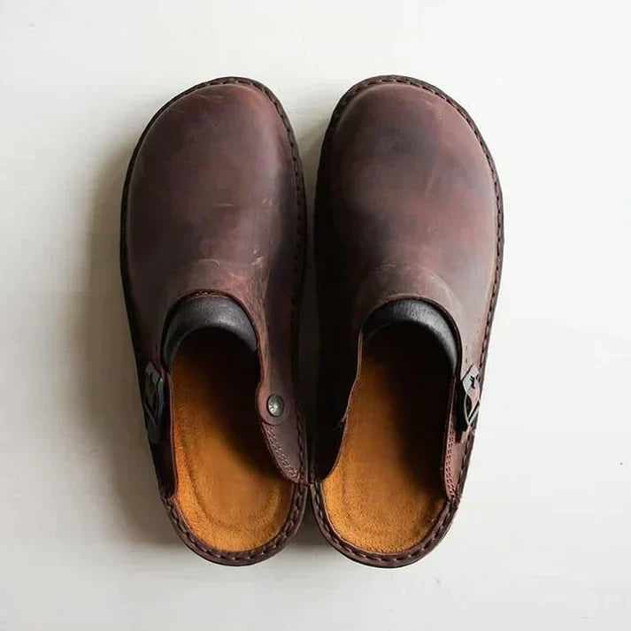 ROLLY | ORTHOPAEDIC LEATHER CLOGS