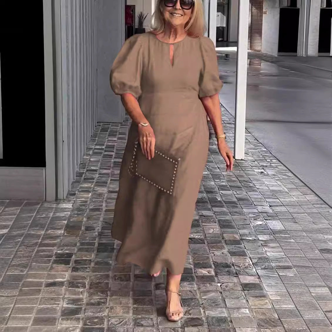 Sharon | Chic Bubble Sleeve Loose Dress