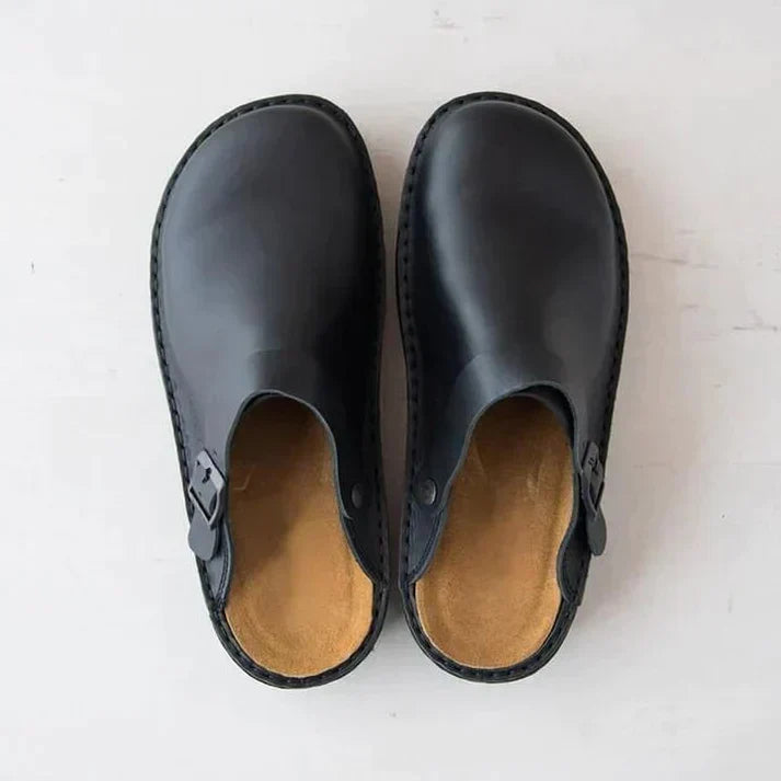 ROLLY | ORTHOPAEDIC LEATHER CLOGS