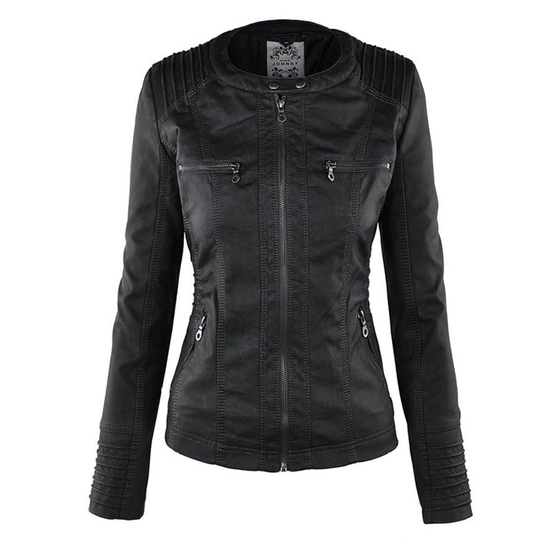 EMILLIE | VEGAN LEATHER JACKET
