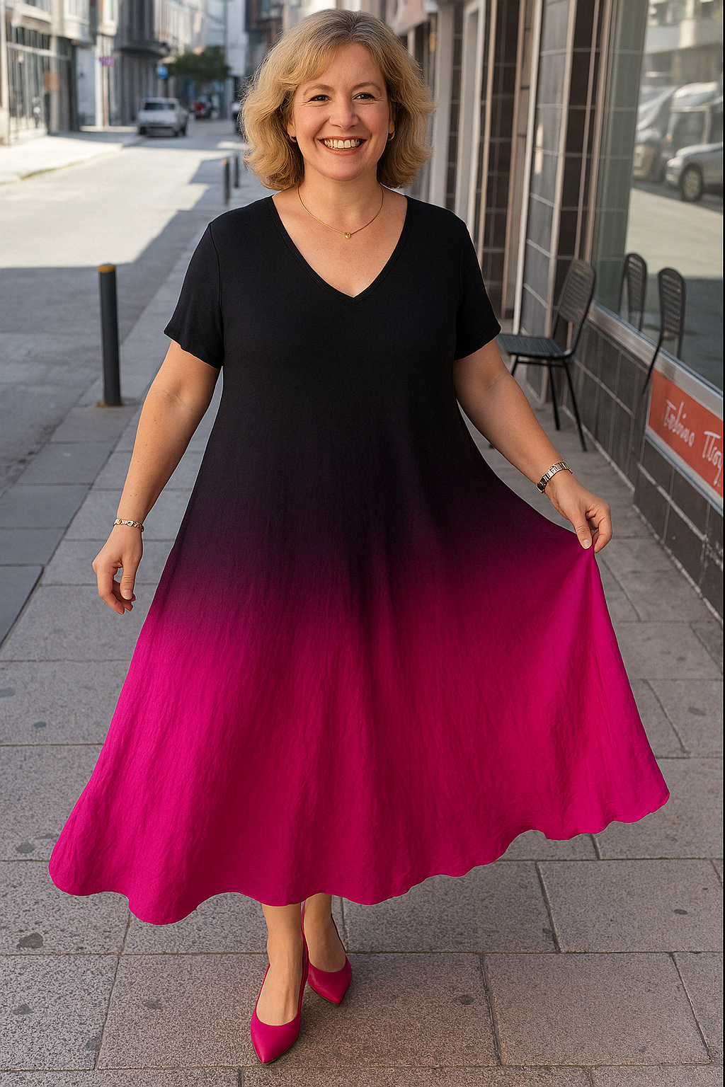 Elara - Tummy-Friendly stylish tummy covering dress