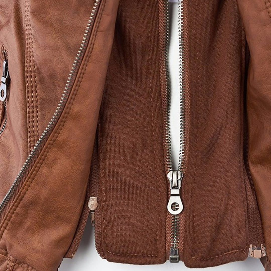 EMILLIE | VEGAN LEATHER JACKET