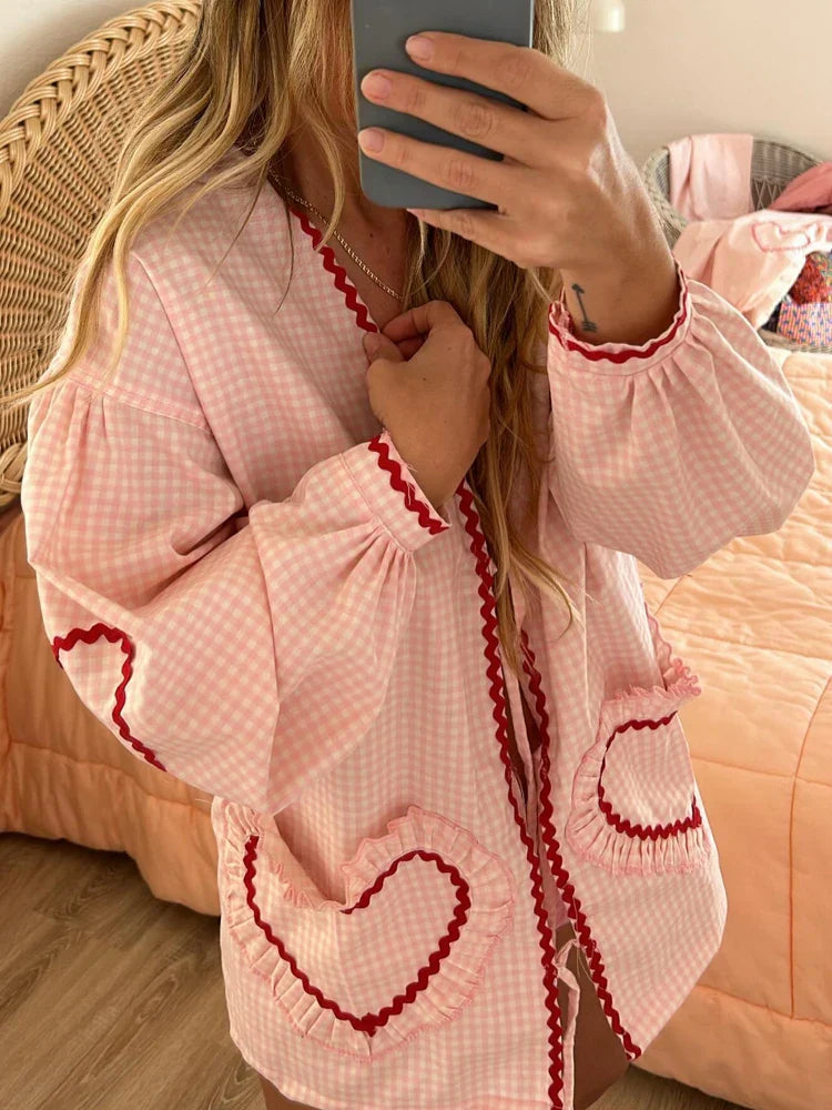 CAMILLA - SWEETHEART BLOUSE