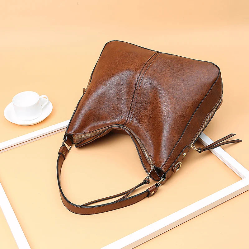 ALVA | LEATHER SHOULDER BAG