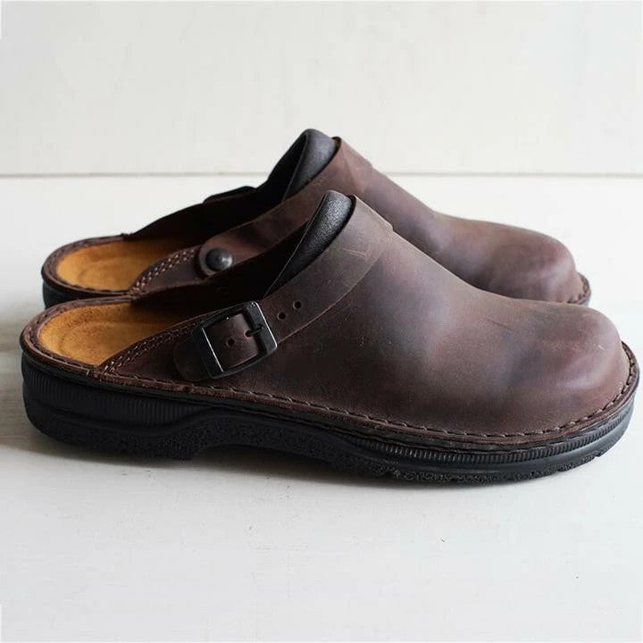 ROLLY | ORTHOPAEDIC LEATHER CLOGS