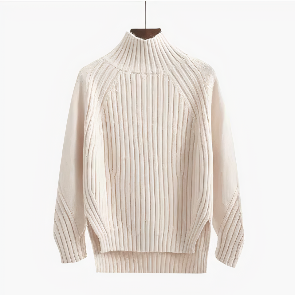LOLA | KNITTED SWEATER WITH ROUND NECK