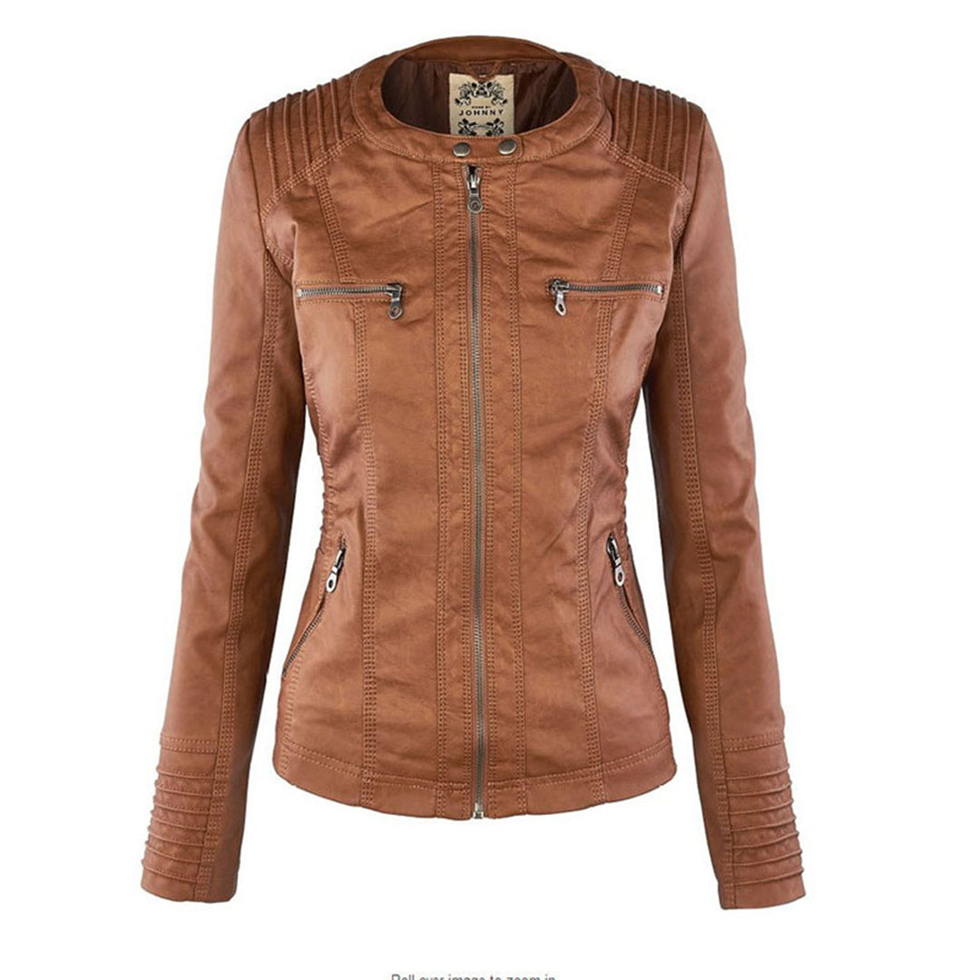 EMILLIE | VEGAN LEATHER JACKET