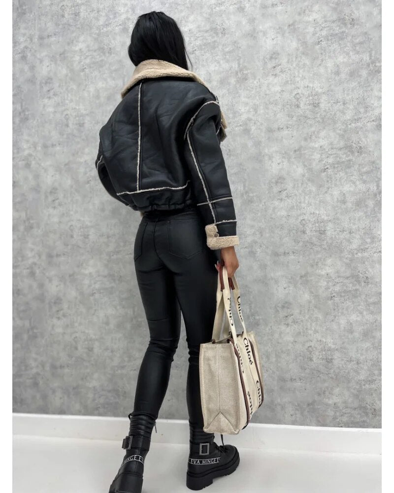 SCARLET - STYLISH LEATHER JACKET