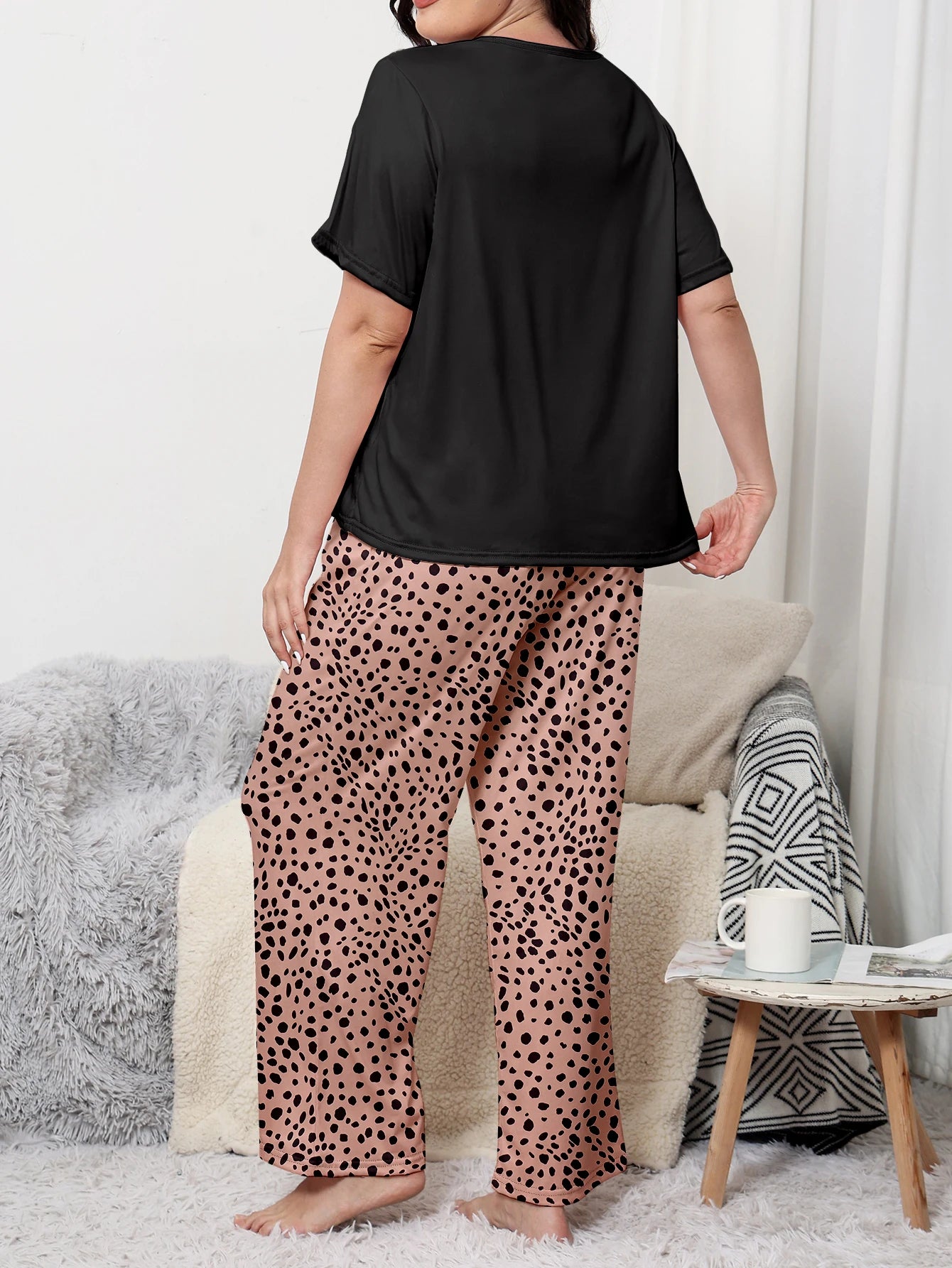 Evie | Wild Comfort Plus Size Sleepwear Set