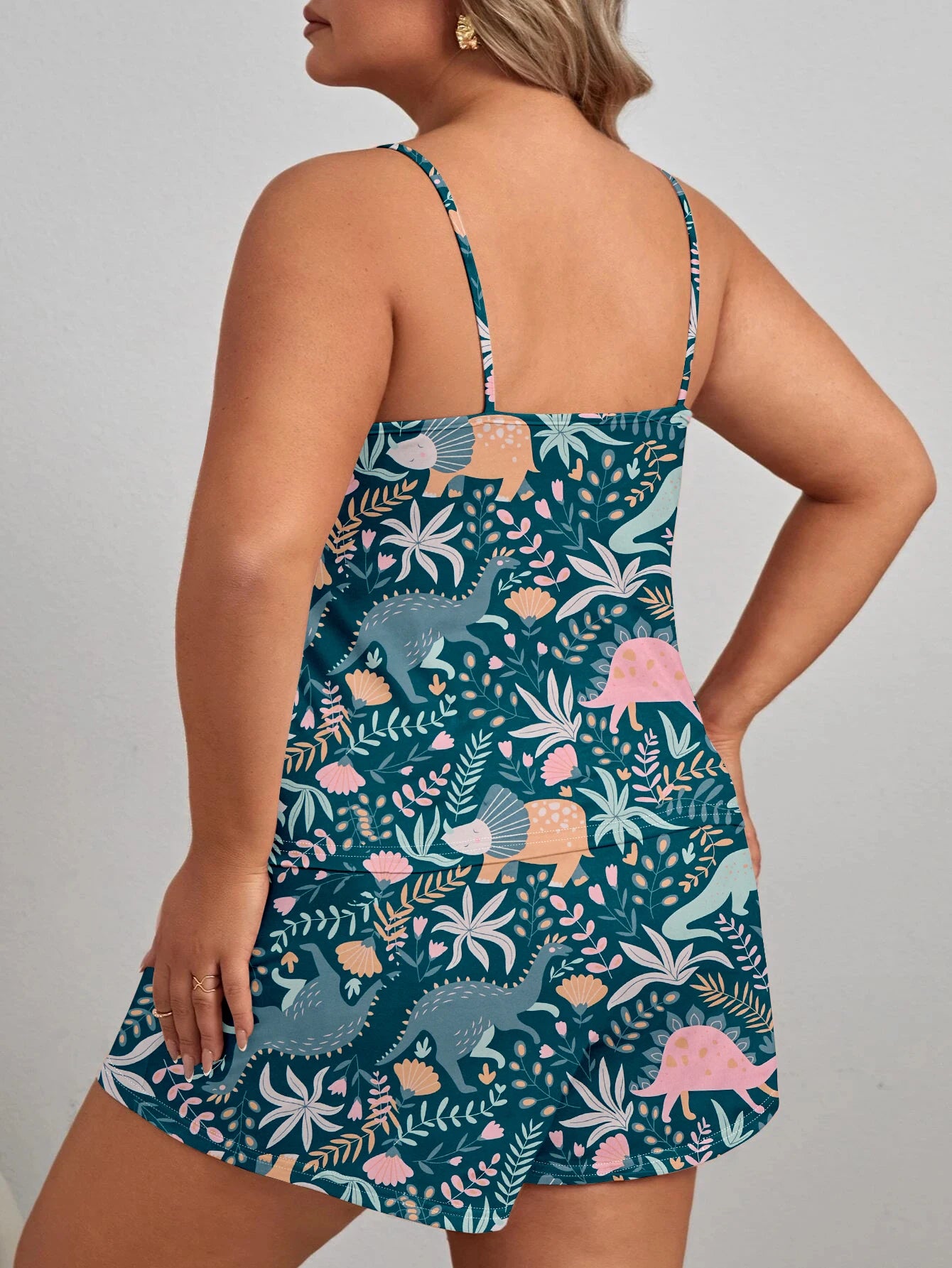 Peggy | Dinosaur Plus Size Sleepwear Set