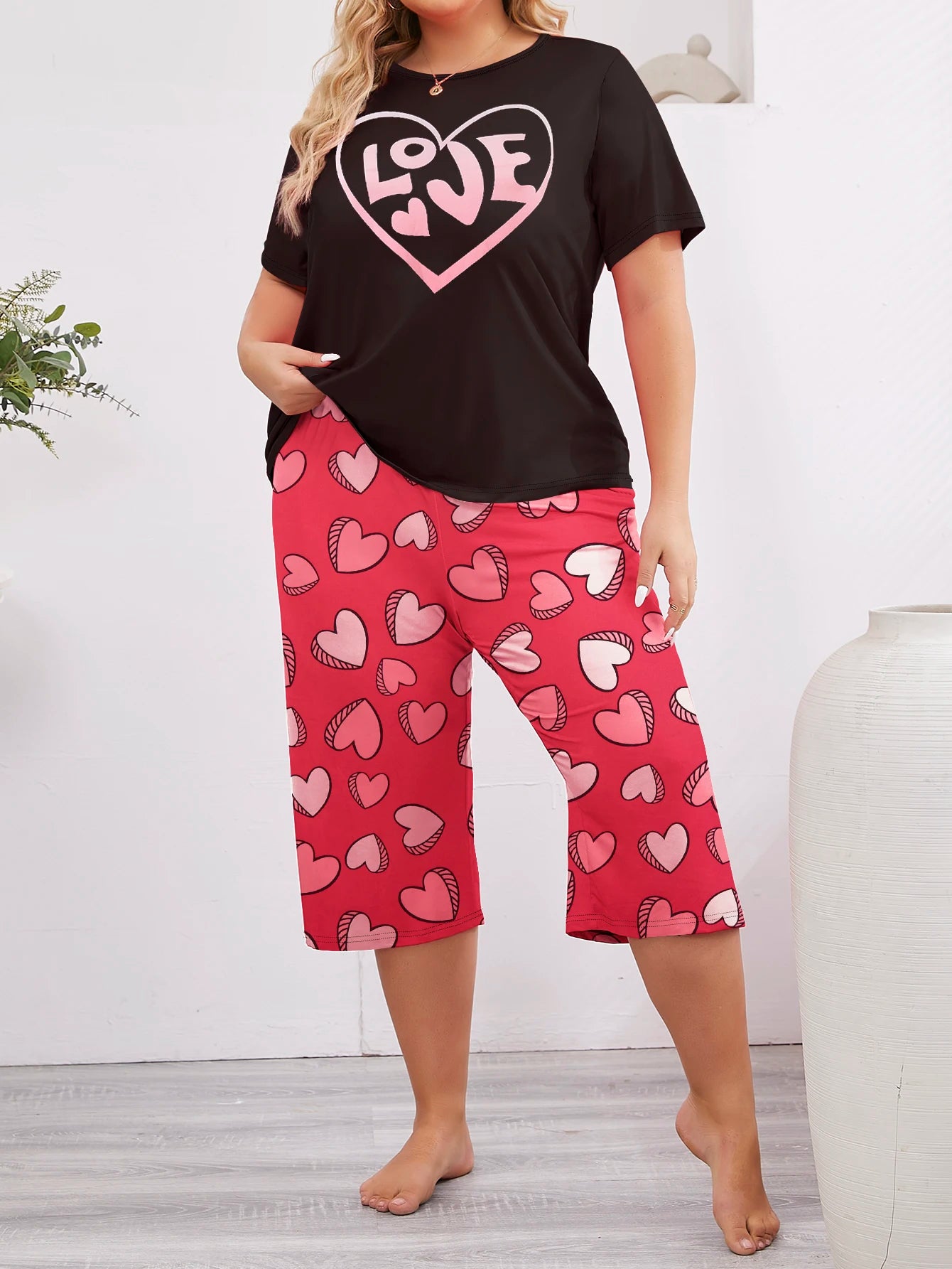 Thalia | Love Plus Size Sleepwear Set