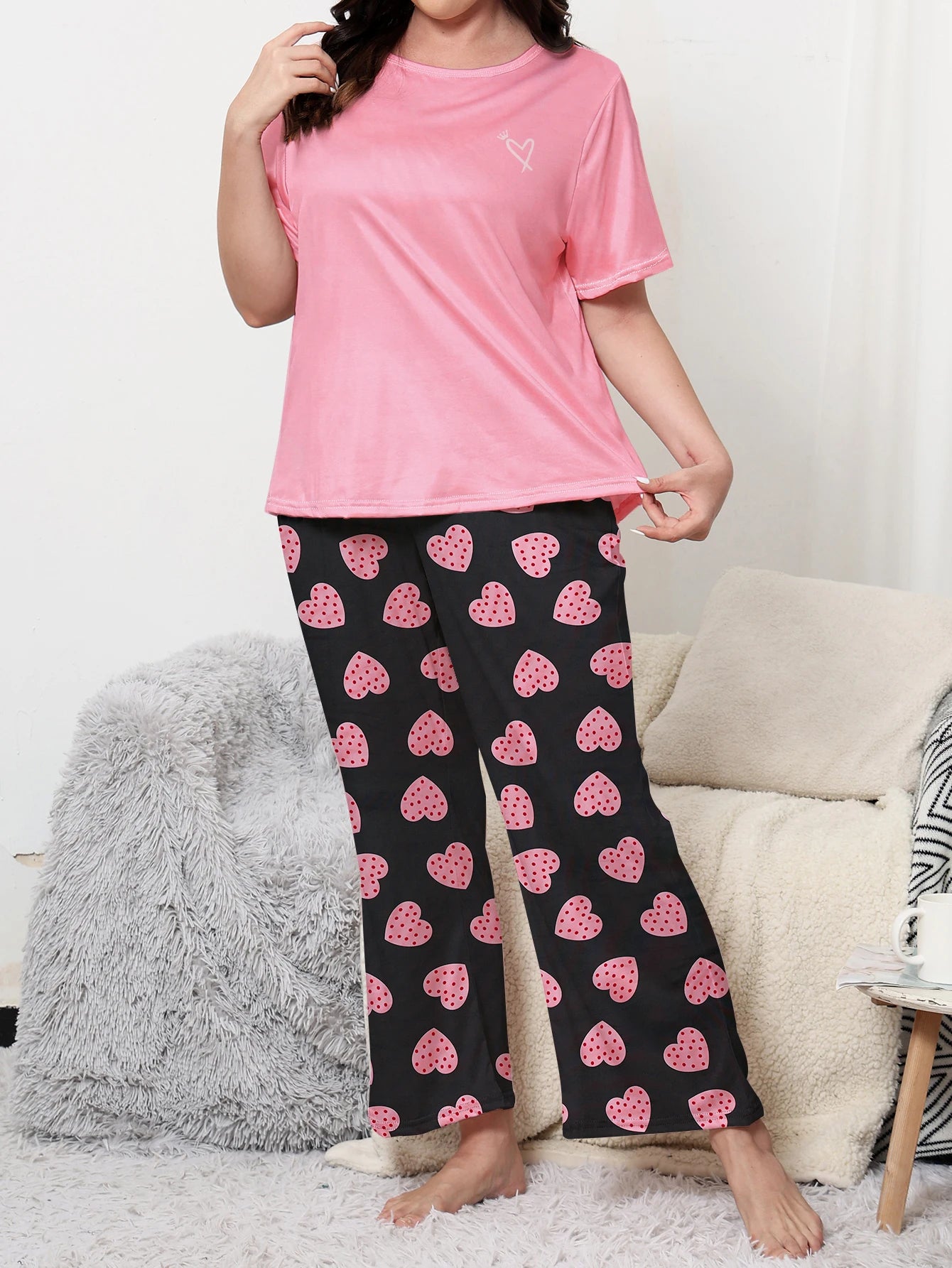 Twinkle | Sweetheart Plus Size Sleepwear Set
