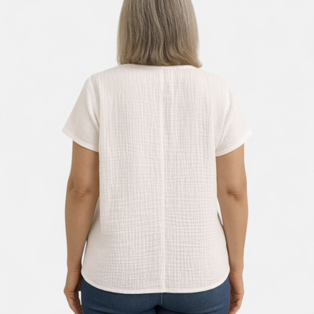 Edmonton Essence™ | Stylish Buttoned Blouse