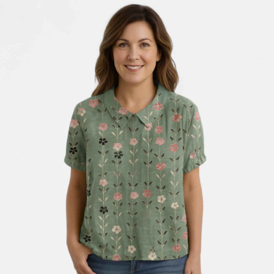 Edmonton Essence™ | Floral Print Blouse