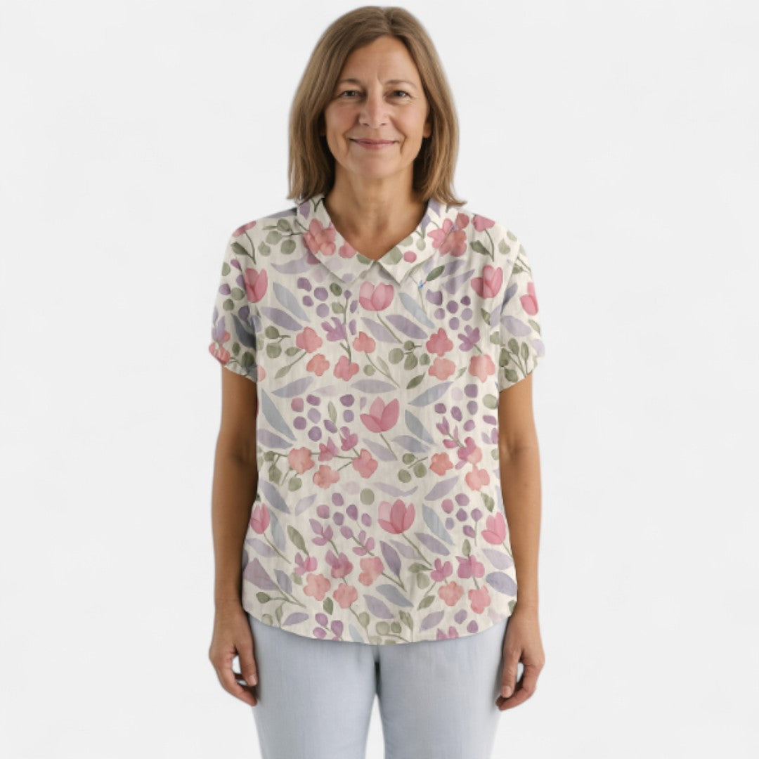 Edmonton Essence™ | Floral Print Blouse