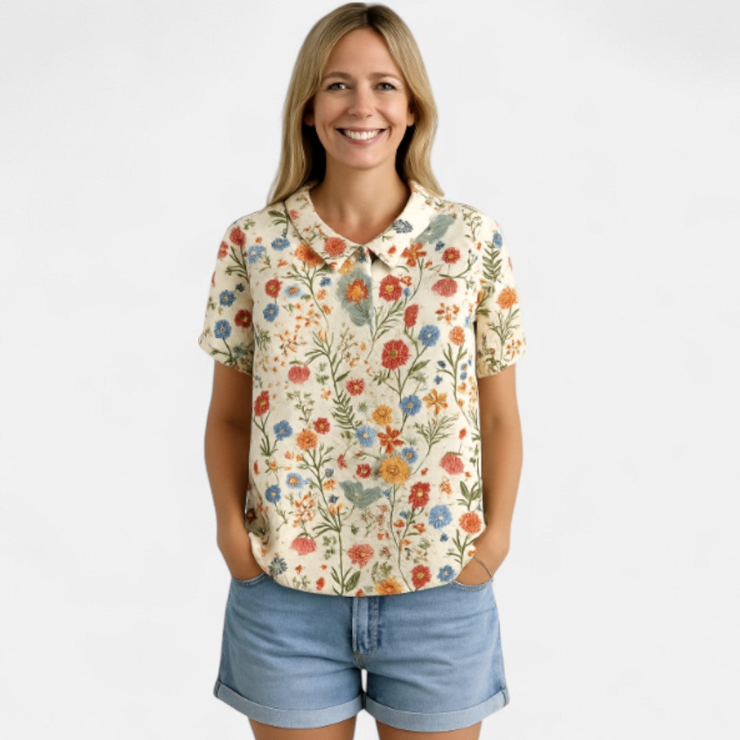 Edmonton Essence™ | Floral Print Blouse