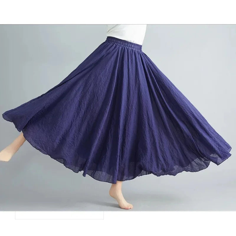 Candice | Elegant A-Line Maxi Skirt