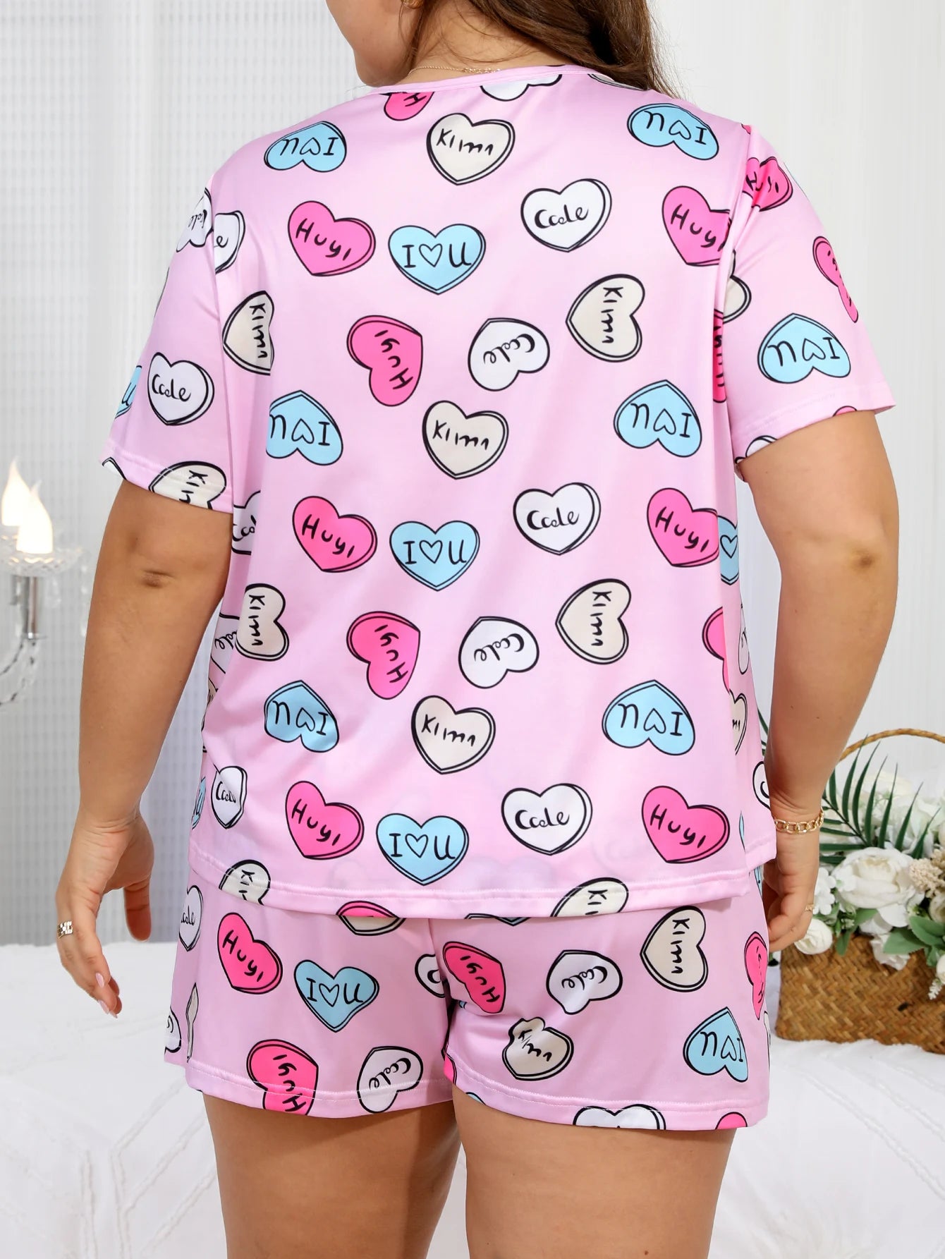 Betsy | Sweetheart Plus Size Pajama Set