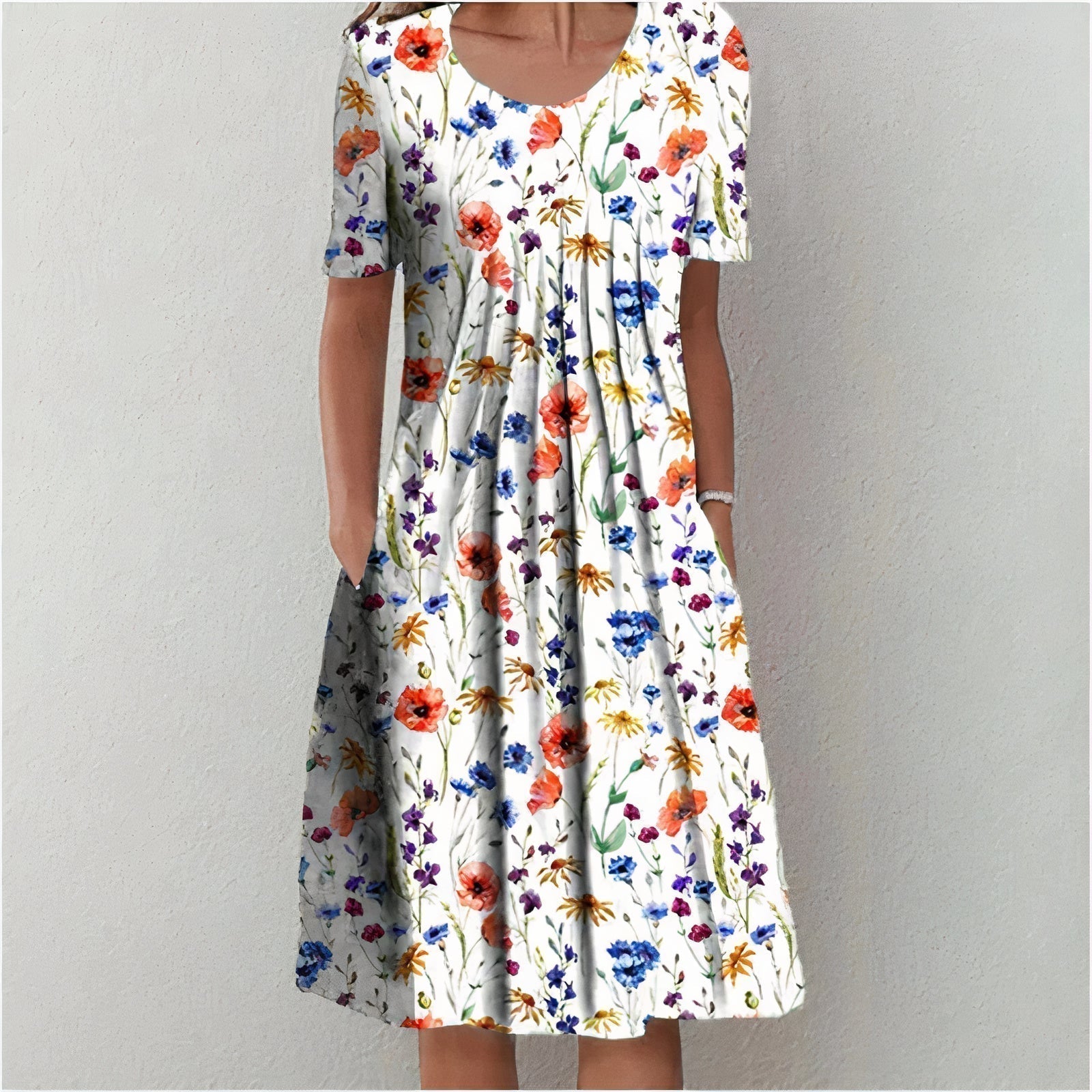 Naomi | Summer Bloom Ruffle Party Dress