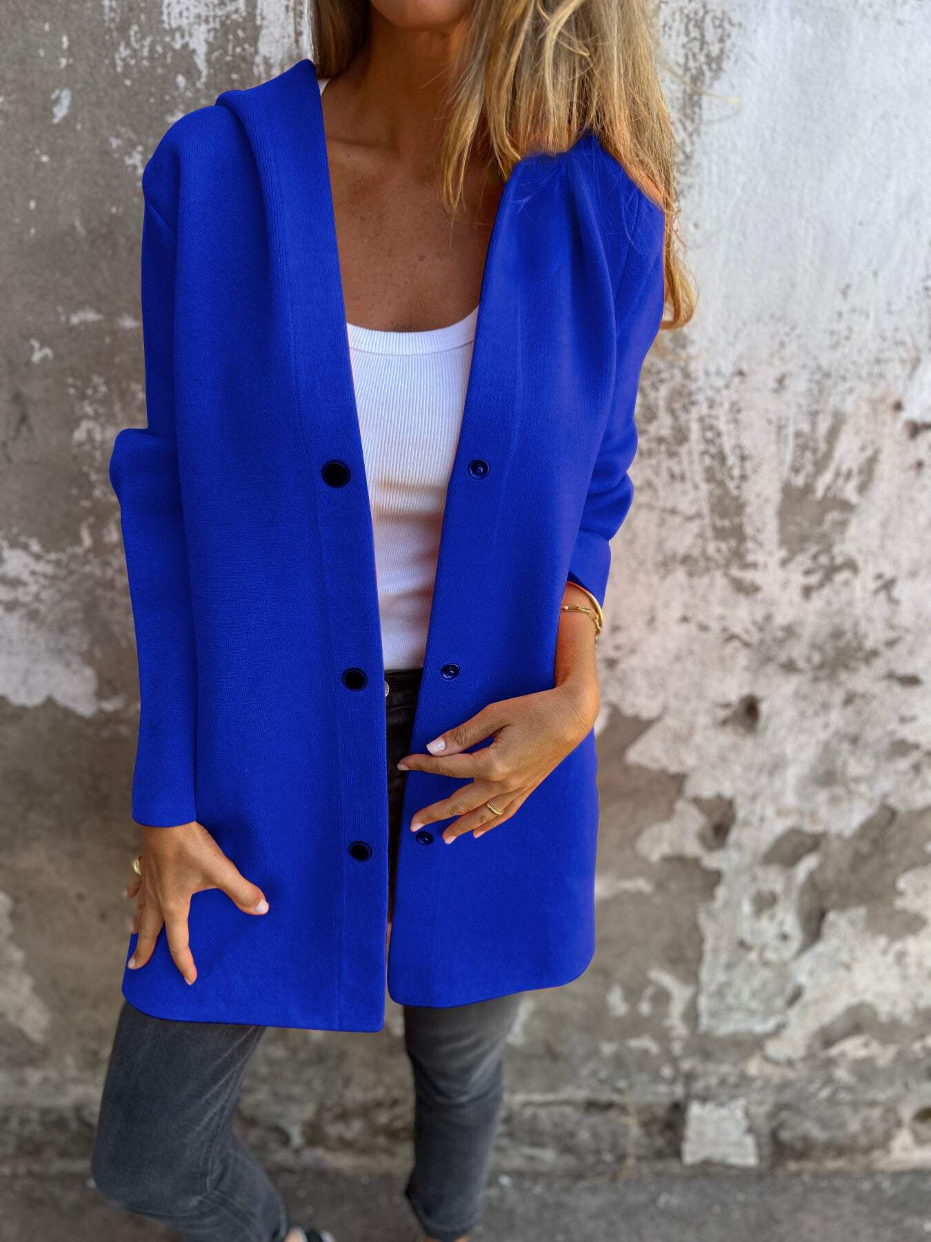 LILA | ELEGANT HOODED CARDIGAN