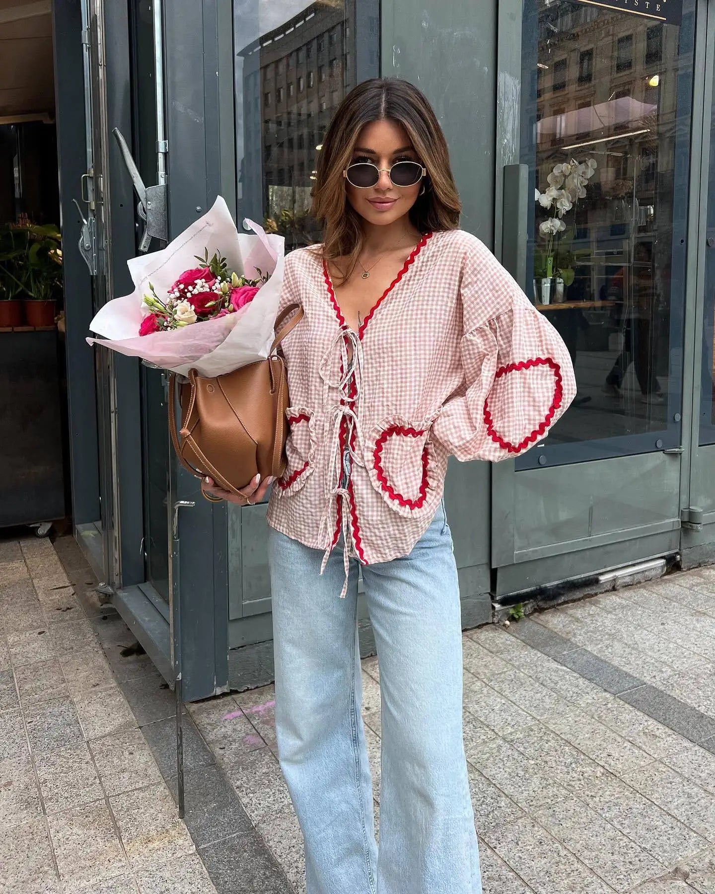 CAMILLA - SWEETHEART BLOUSE