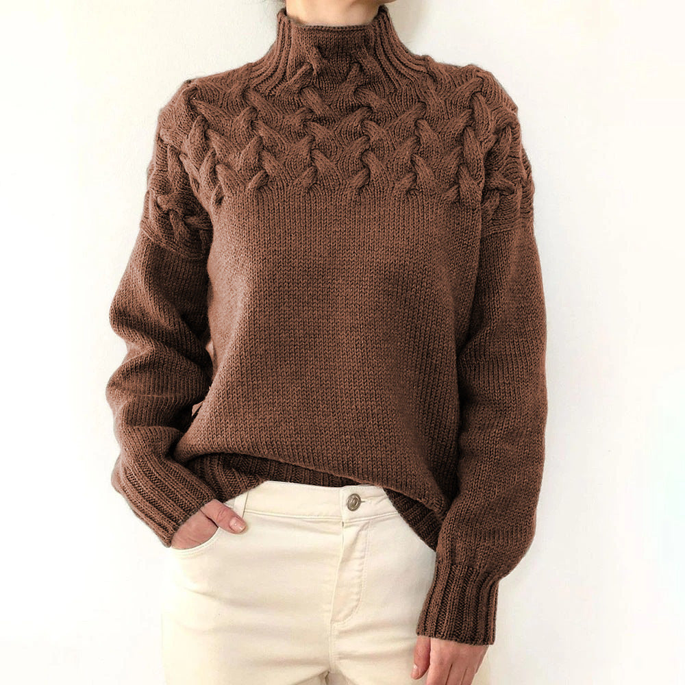 EUNICE | KNITTED TURTLENECK SWEATER