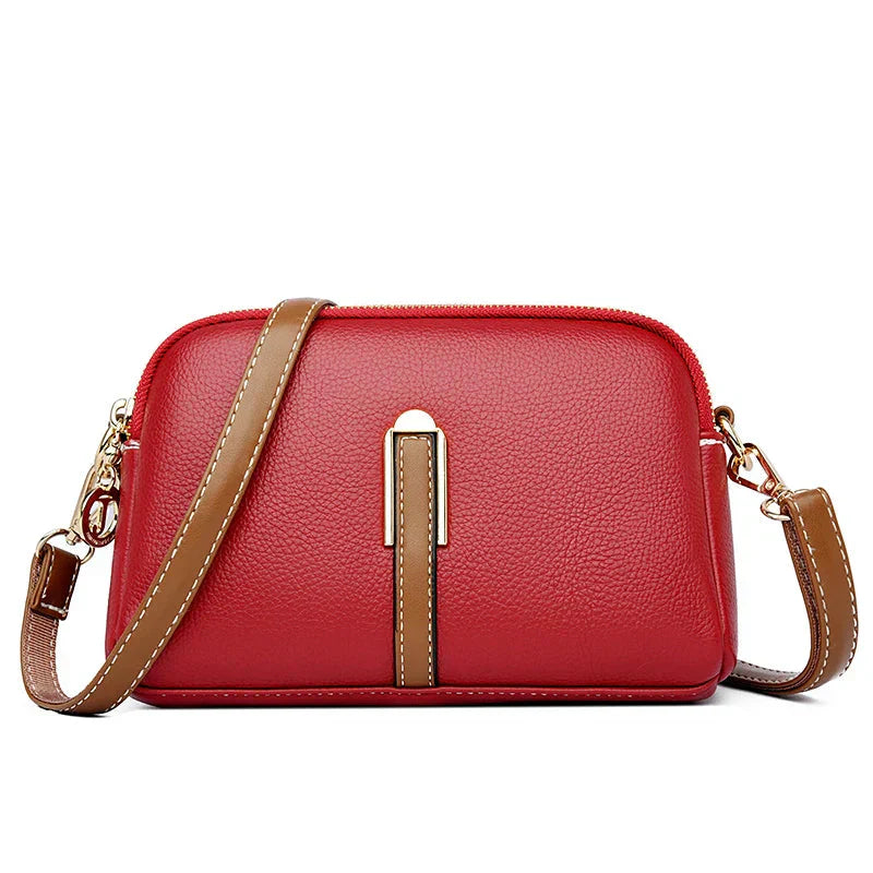 Faye | Contrast-strap Crossbody Bag