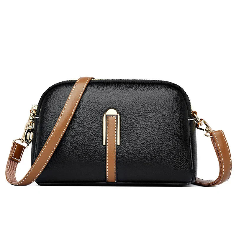 Faye | Contrast-strap Crossbody Bag