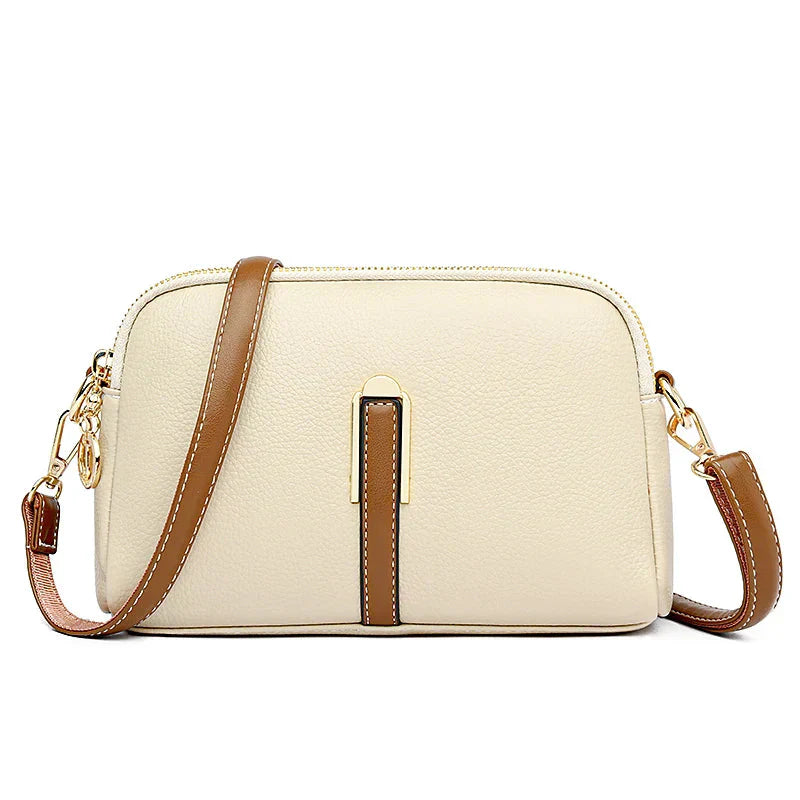 Faye | Contrast-strap Crossbody Bag
