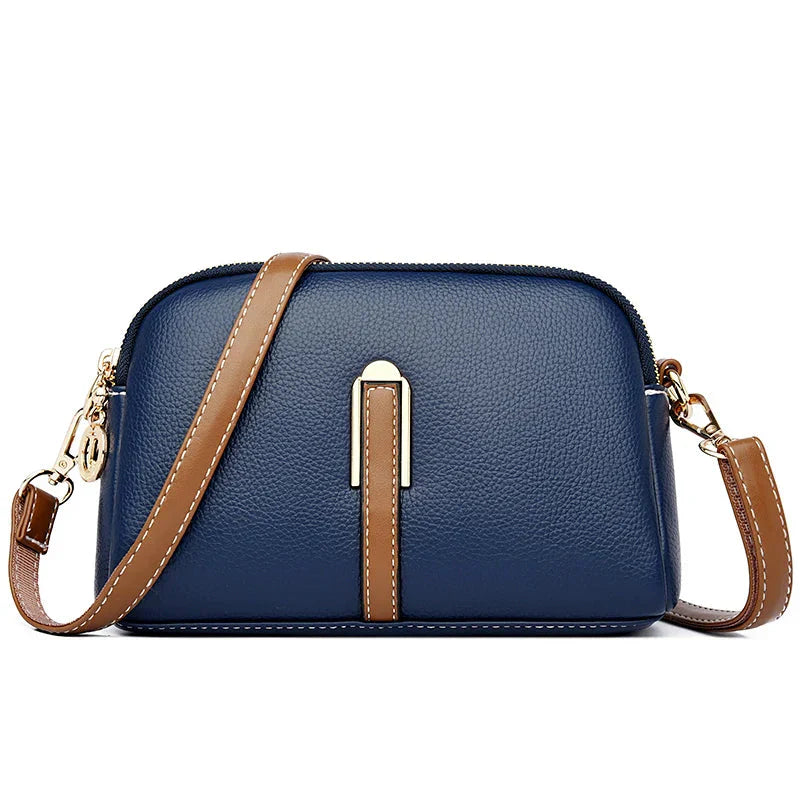 Faye | Contrast-strap Crossbody Bag