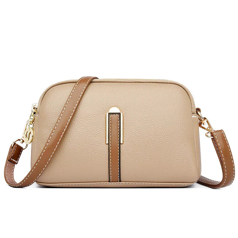 Faye | Contrast-strap Crossbody Bag