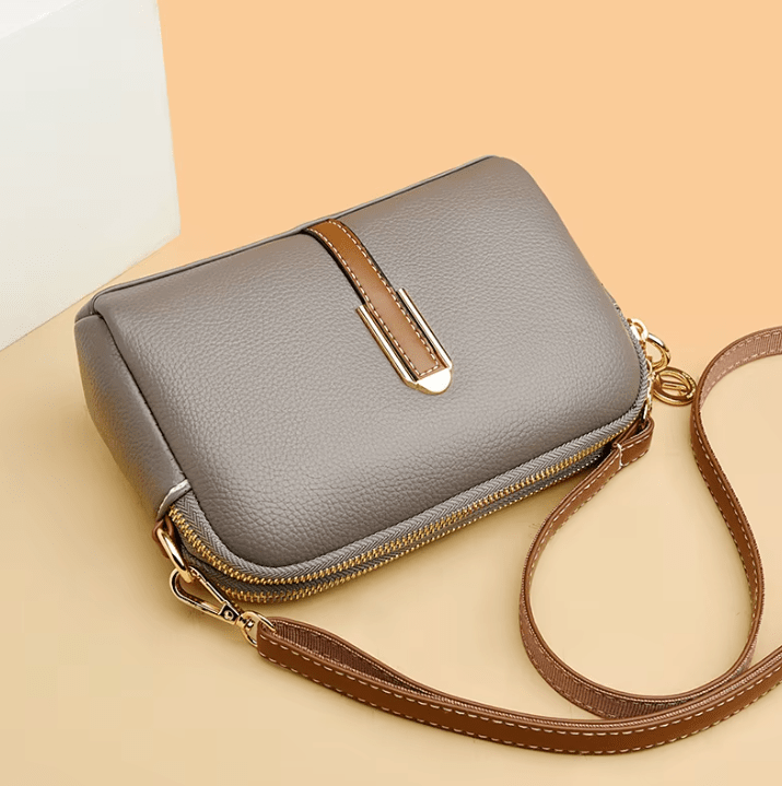 Faye | Contrast-strap Crossbody Bag
