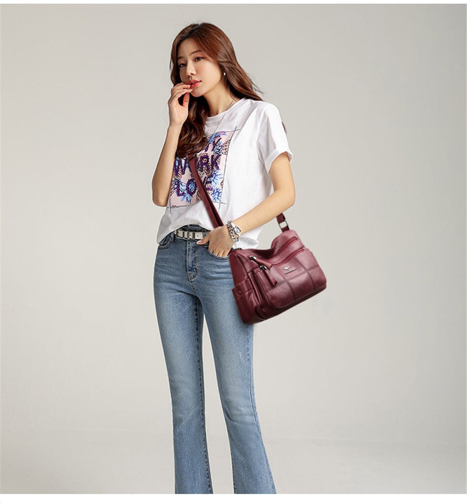 Paulette | Textured Crossbody Bag