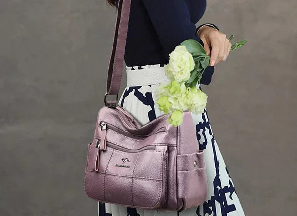 Paulette | Textured Crossbody Bag