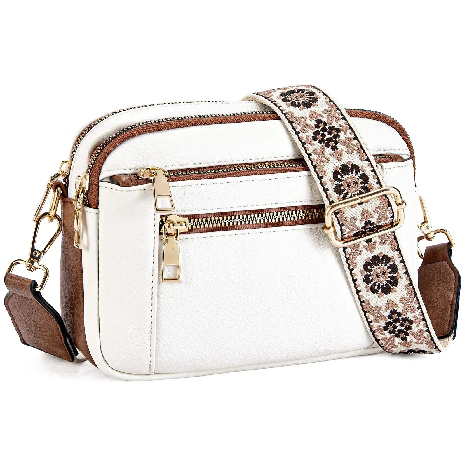 Soleil | Wide-strap Crossbody Bag