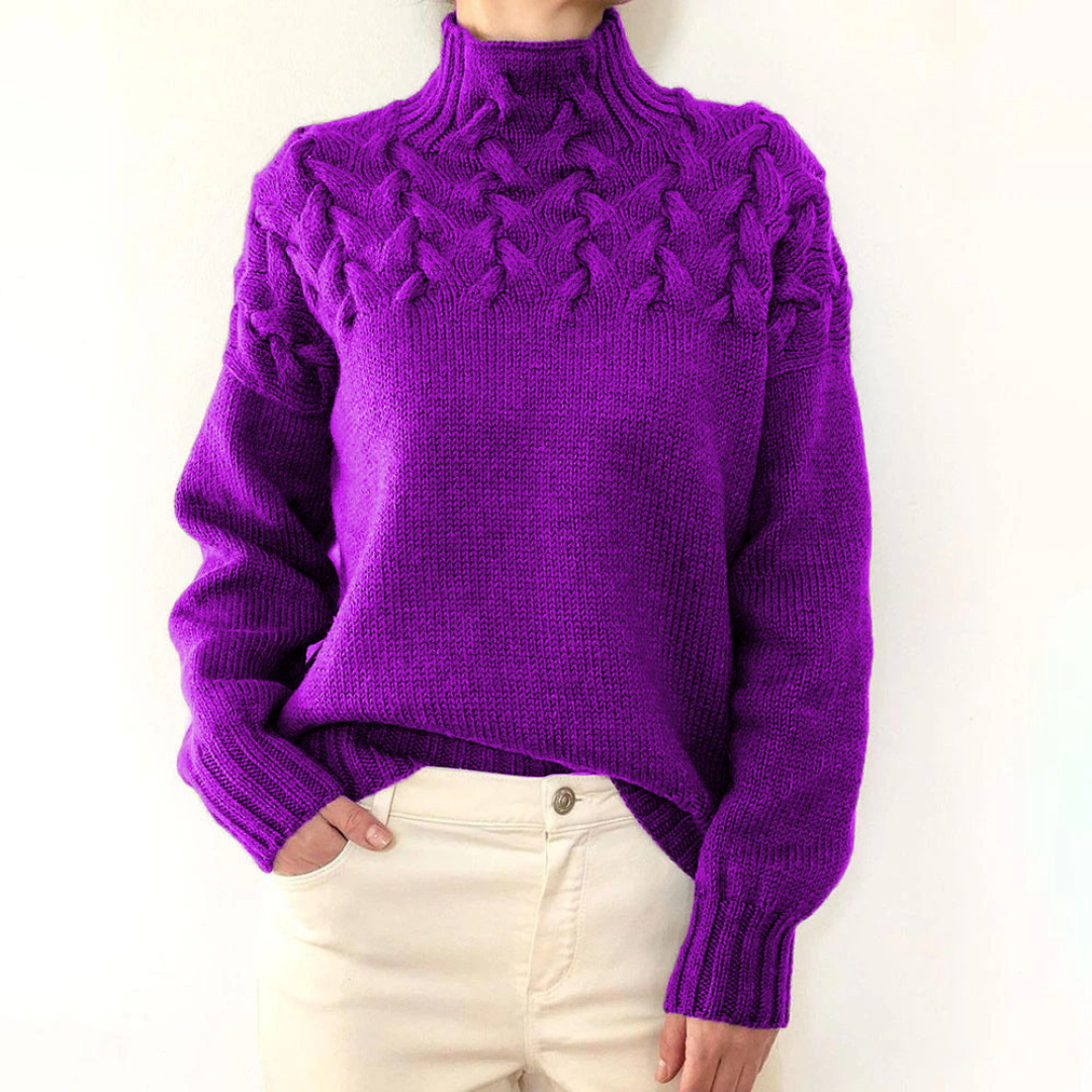 EUNICE | KNITTED TURTLENECK SWEATER